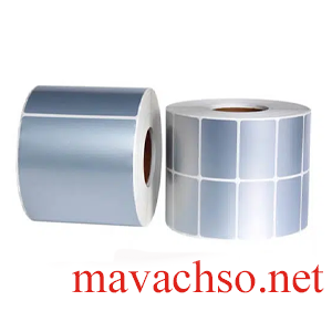 Giấy in mã vạch bạc ( Decal nhôm )