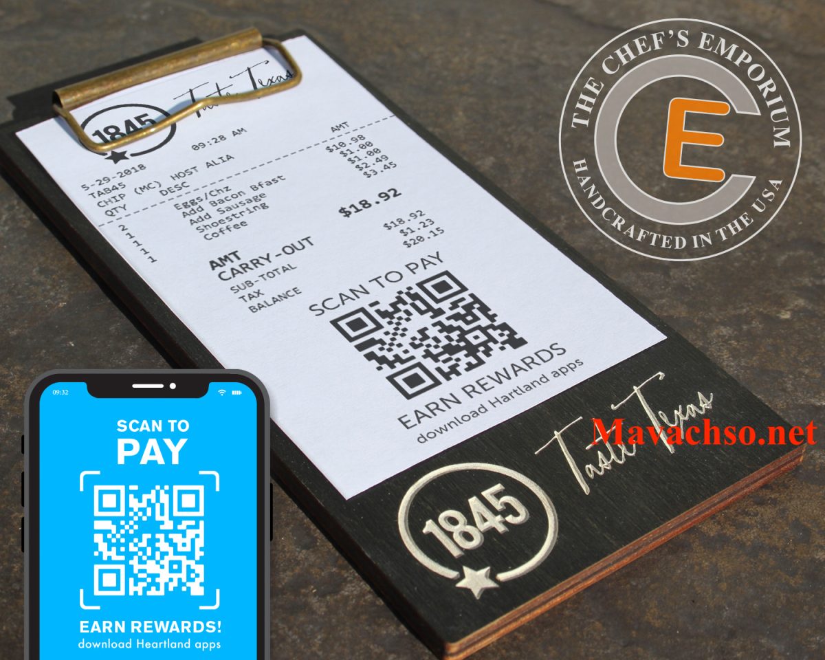Mã QR trên giấy hóa đơn nhiệt
